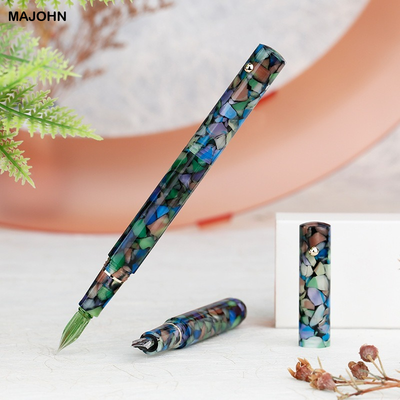 Office Stationery Supply Business - MAJOHN N8 Hars Glas Kroontjespen Inkt