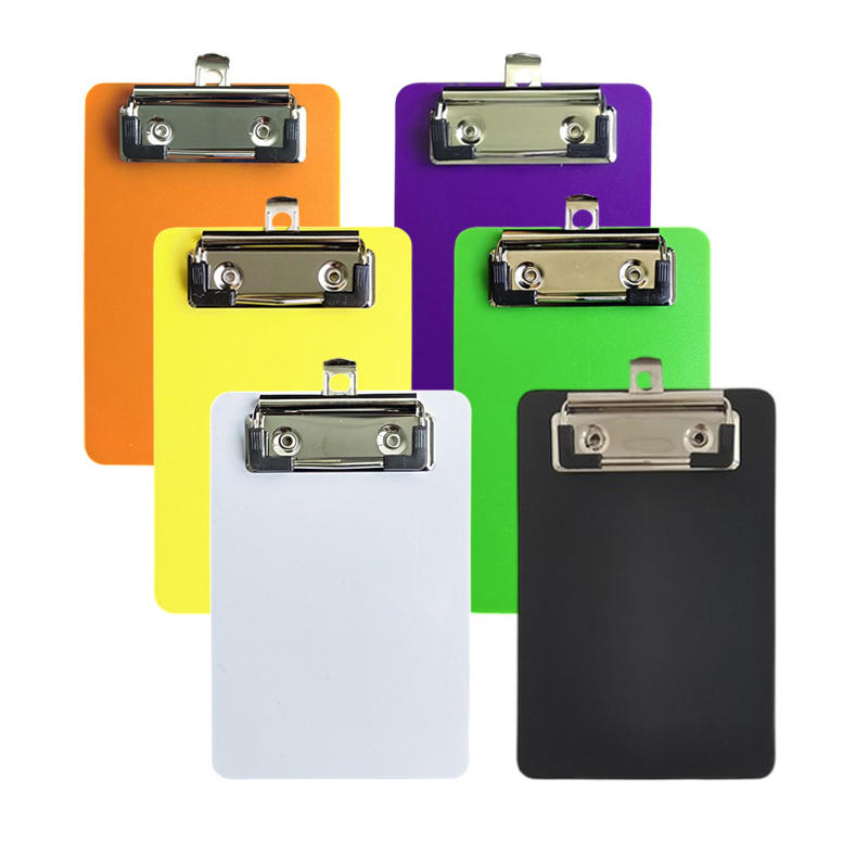 Is Stationery Office Supply - A7 Draagbare Mini Klembord-organizer Hangbare plastic