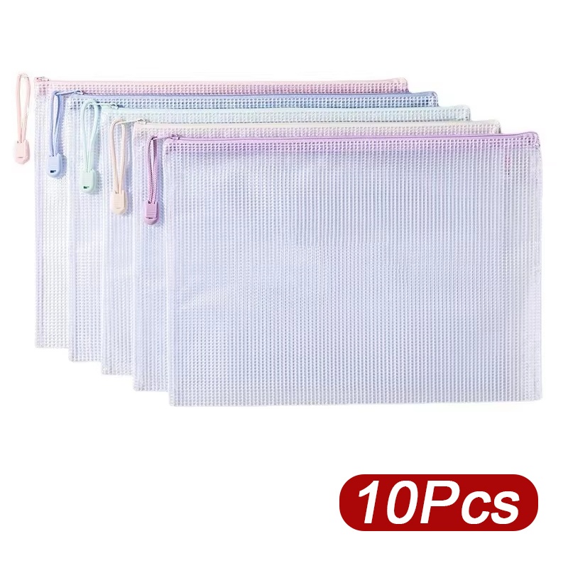 Is Stationery Office Supply - 5-30 Stuks Rits Mesh Tas A4/A5