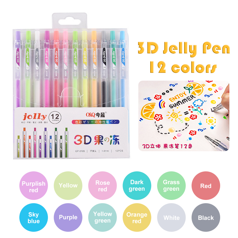3D Drie-Dimensionale Jelly Pen - Gel Ink Pen Set recensie en prijs