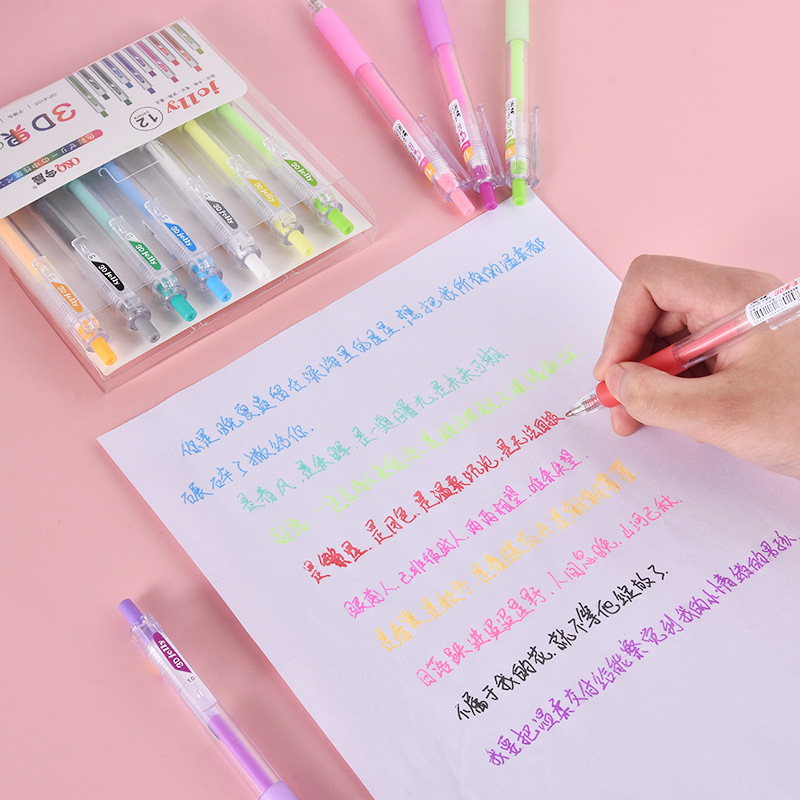 3D Drie-Dimensionale Jelly Pen - Gel Ink Pen Set recensie en prijs