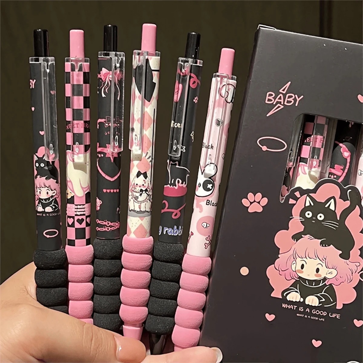 6-delige modieuze schattige ne - Ideal Stationery & Office Supply recensie en prijs