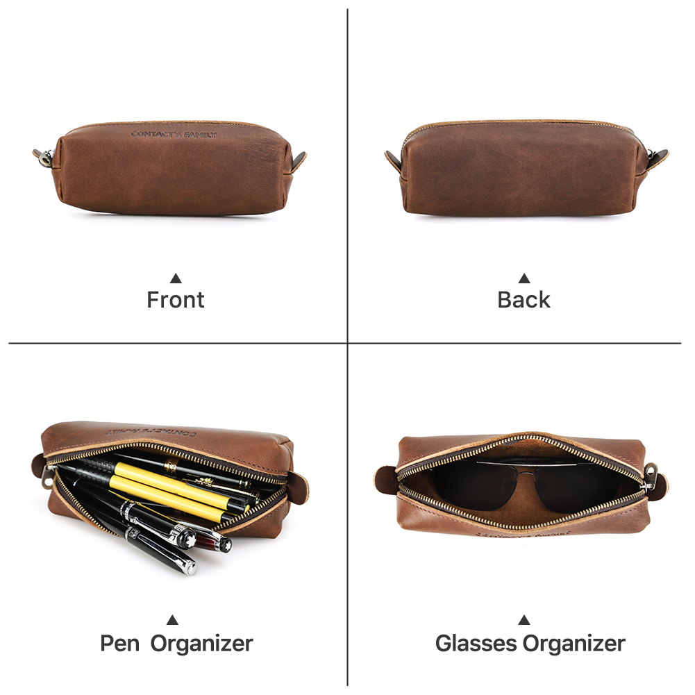 Retro lederen etui met hoge ca - Office Stationery Supply Business recensie en prijs
