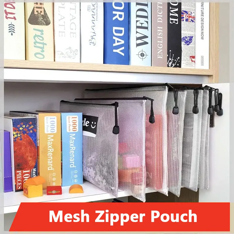 A3/A4/A5/A6 Mesh Ritszakje Doc - Portfolio Folder Zip recensie en prijs