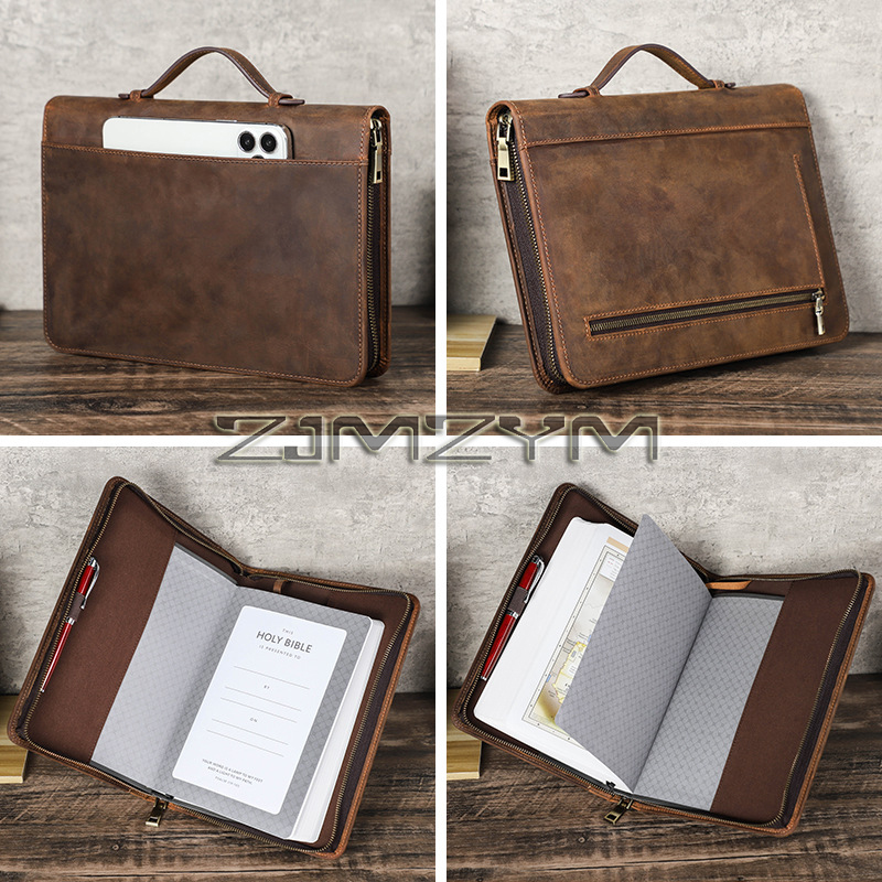 Retro lederen notebook bescher - Office Stationery Supply Business recensie en prijs