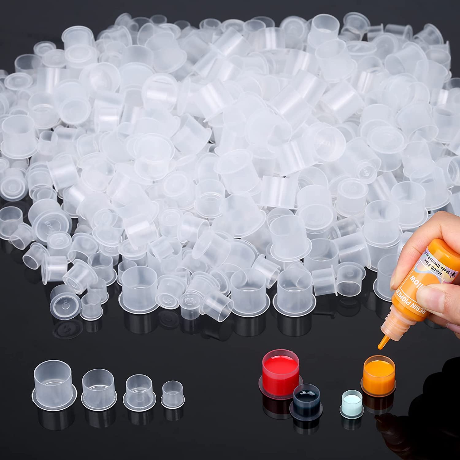 100 stuks wegwerp tattoo-inktb - Calligraphy Ink Bottle recensie en prijs