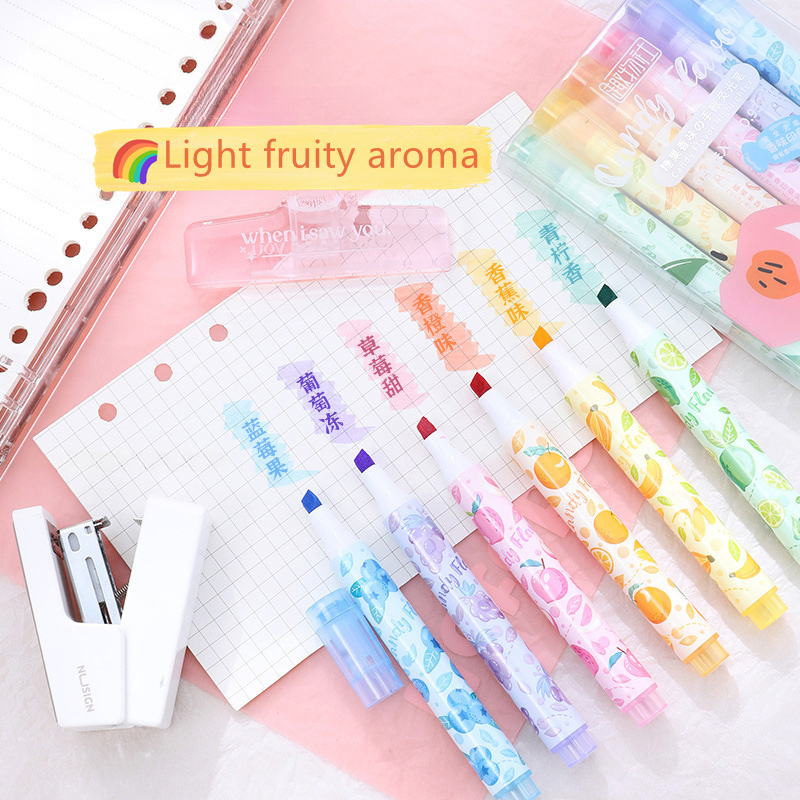 Creatieve fruitgeurende markee - Highlighter Set Pastel recensie en prijs