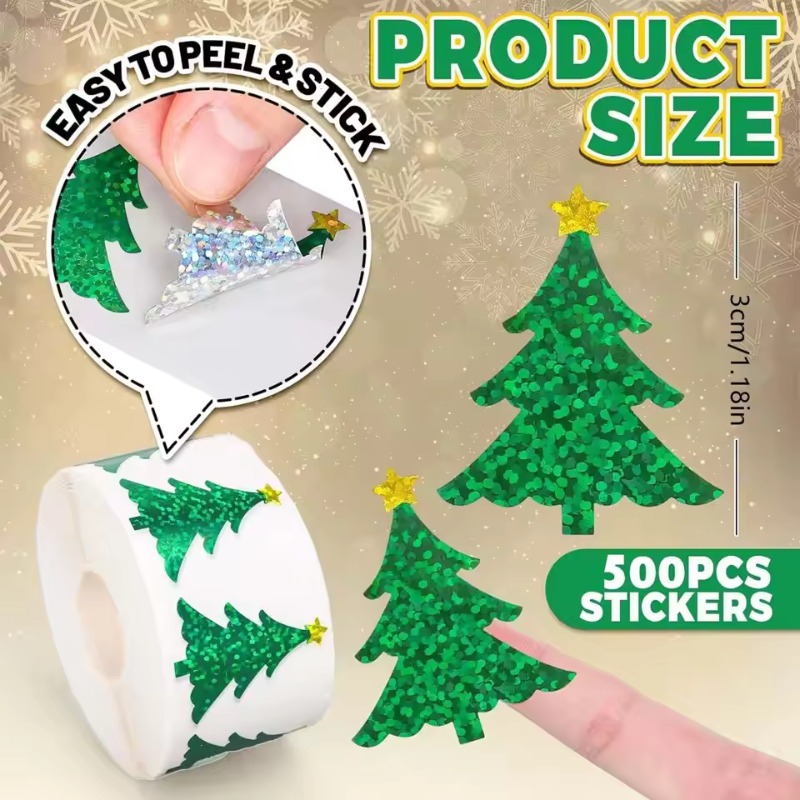 Kerst glinsterende boomsticker - Ideal Stationery & Office Supply recensie en prijs