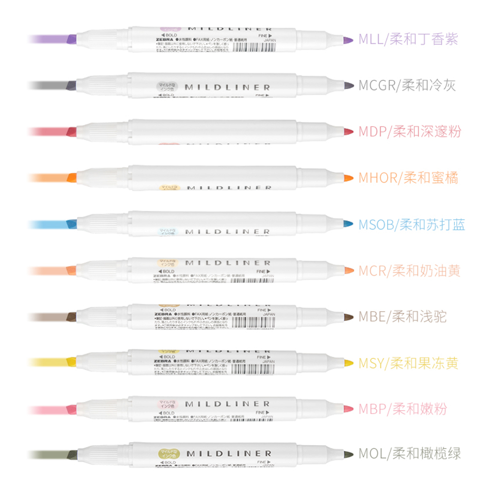 Japan ZEBRA Markeerstiften Pen - Highlighter Set Pastel recensie en prijs