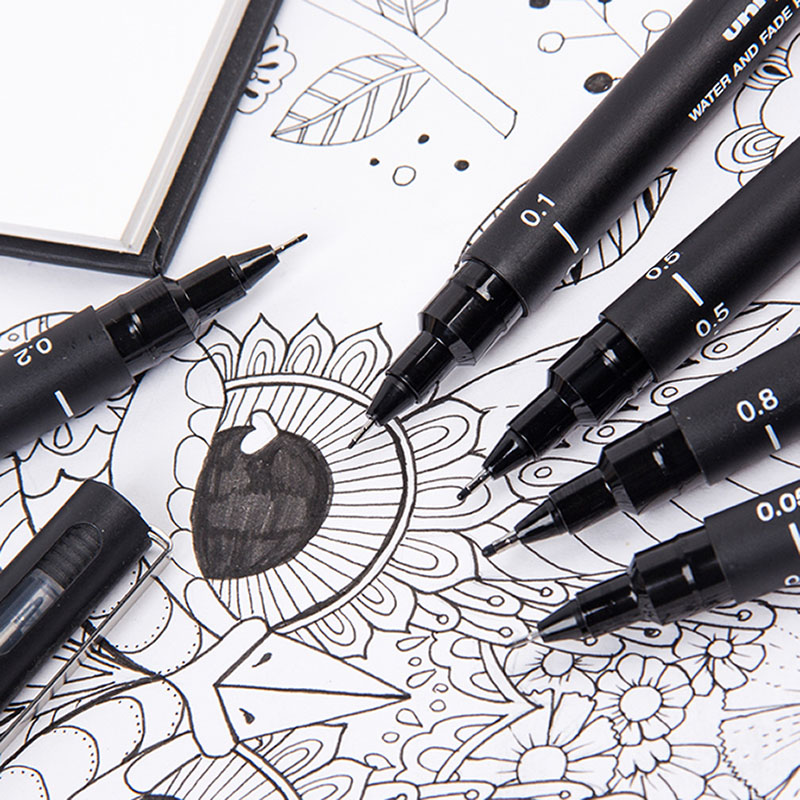 3/6/12pcs Uni Naald Gel Pen Pi - Gel Ink Pen Set recensie en prijs