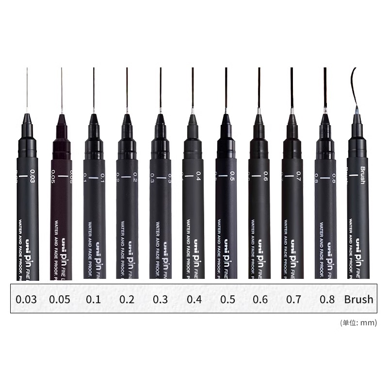 3/6/12pcs Uni Naald Gel Pen Pi - Gel Ink Pen Set recensie en prijs