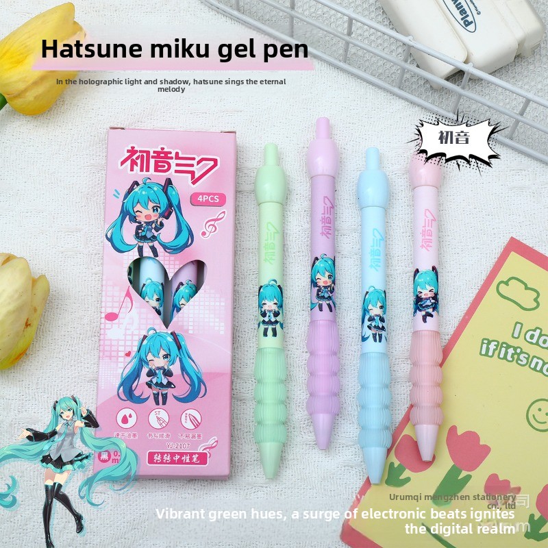 Kawaii Hatsune Miku Gel Pen Le - Gel Ink Pen Set recensie en prijs