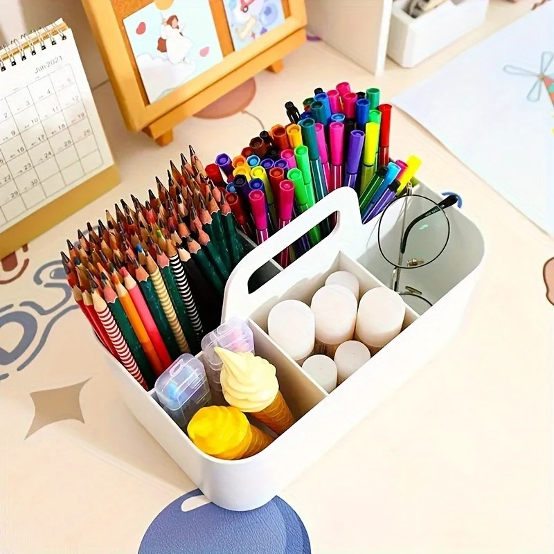 Draagbare opbergmand met 5 com - Ideal Stationery & Office Supply recensie en prijs