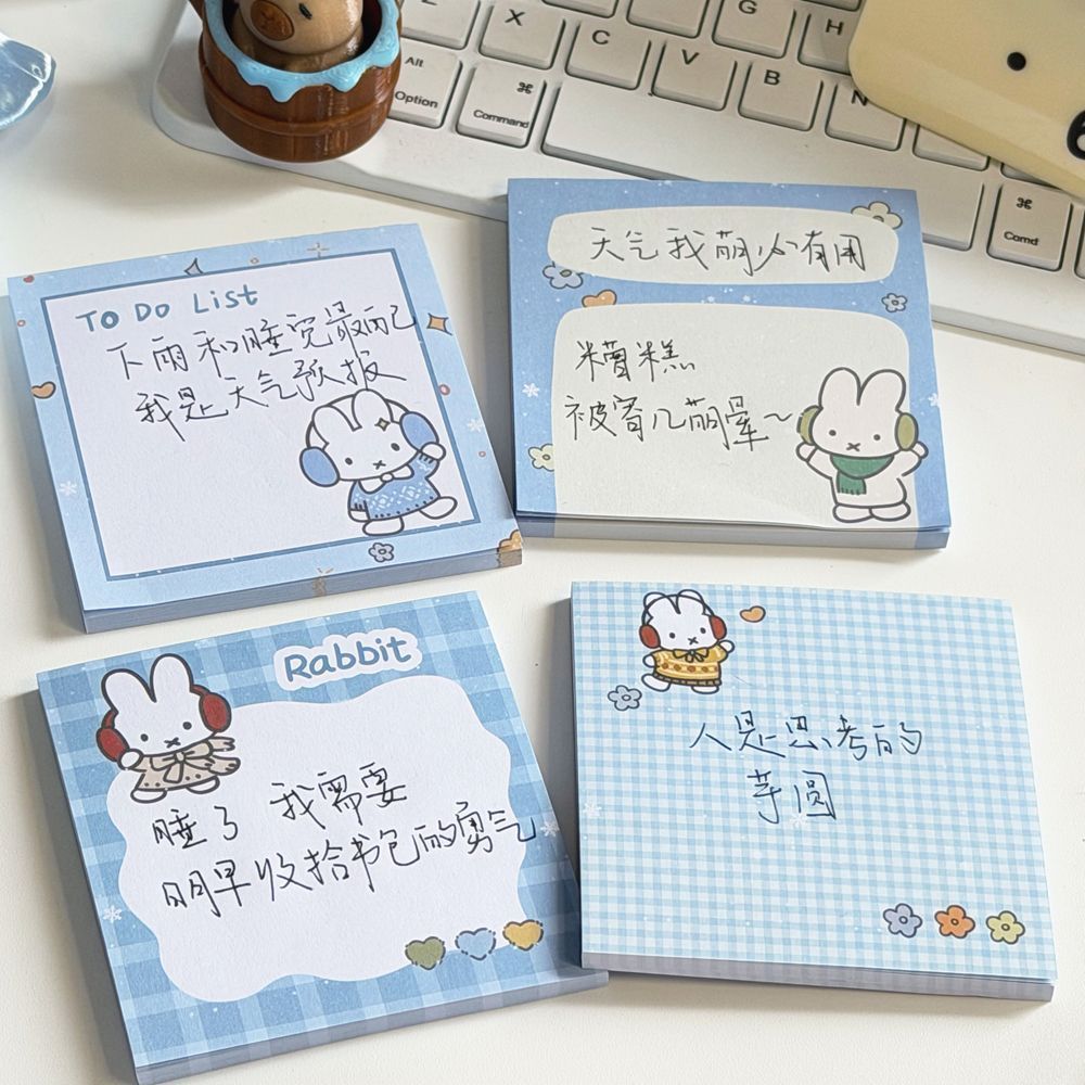 Kawaii Blauw Ruitjesmiffy Koni - Stationery Office Items List recensie en prijs
