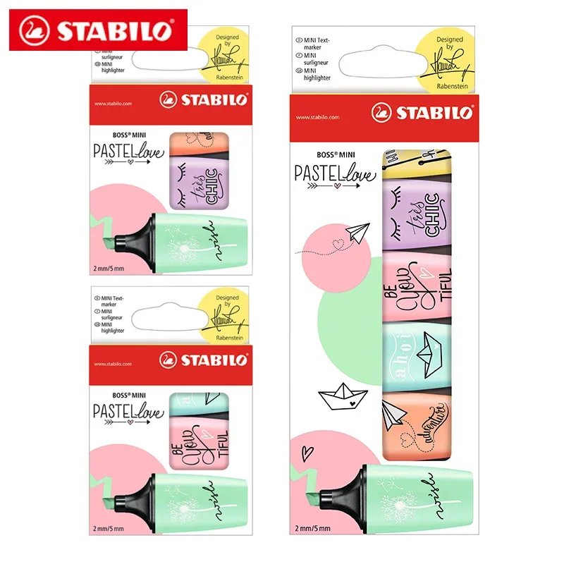3/6 Kleur/Set Duitse STABILO M - Stabilo Marker Boss recensie en prijs