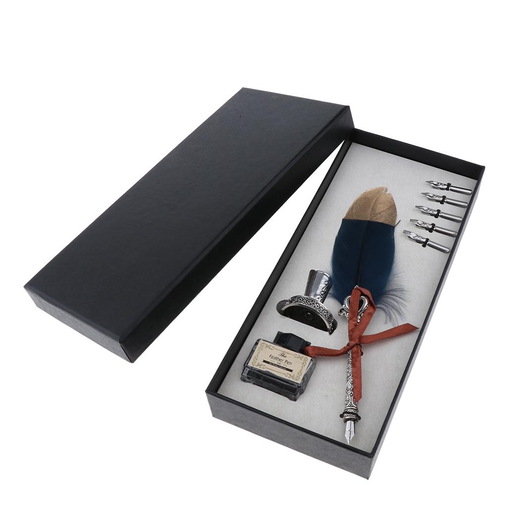 Antieke vulpen met veer, kalli - Calligraphy Ink Bottle recensie en prijs