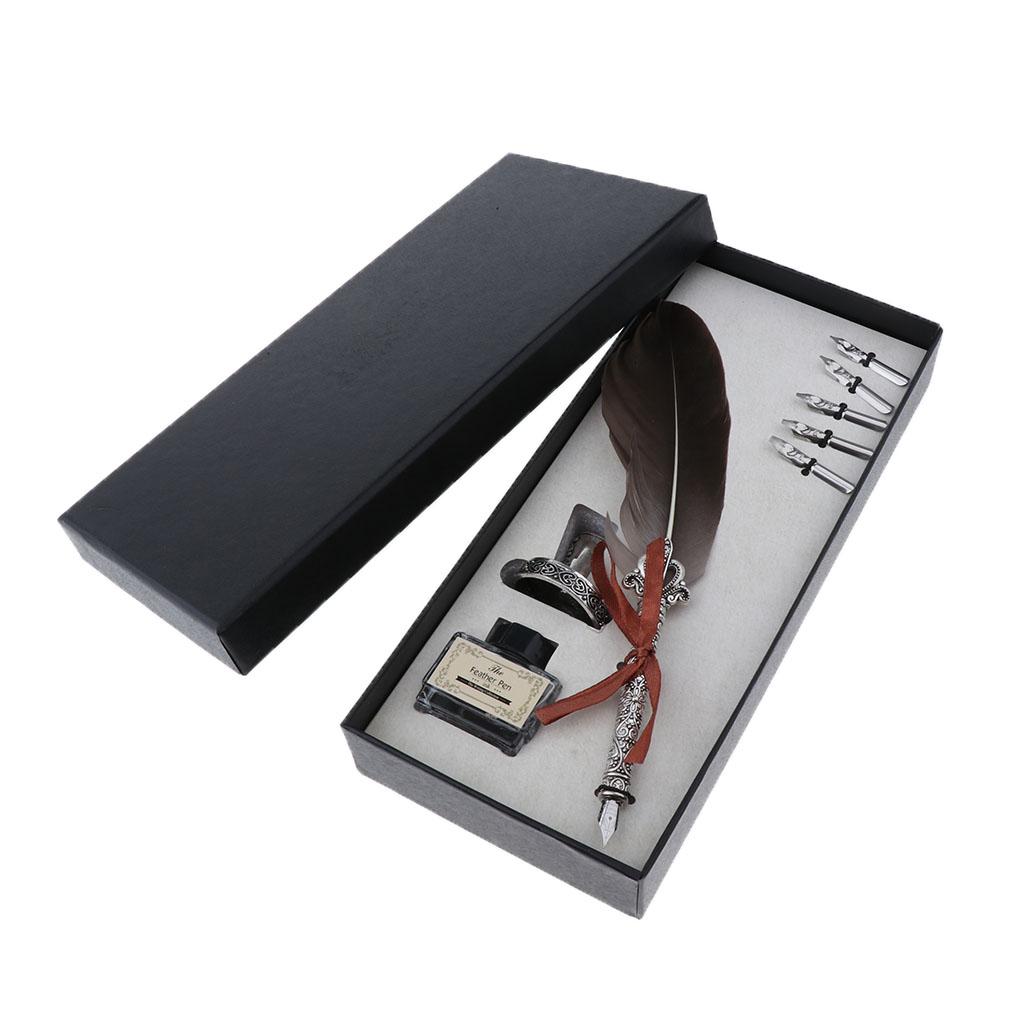 Antieke vulpen met veer, kalli - Calligraphy Ink Bottle recensie en prijs