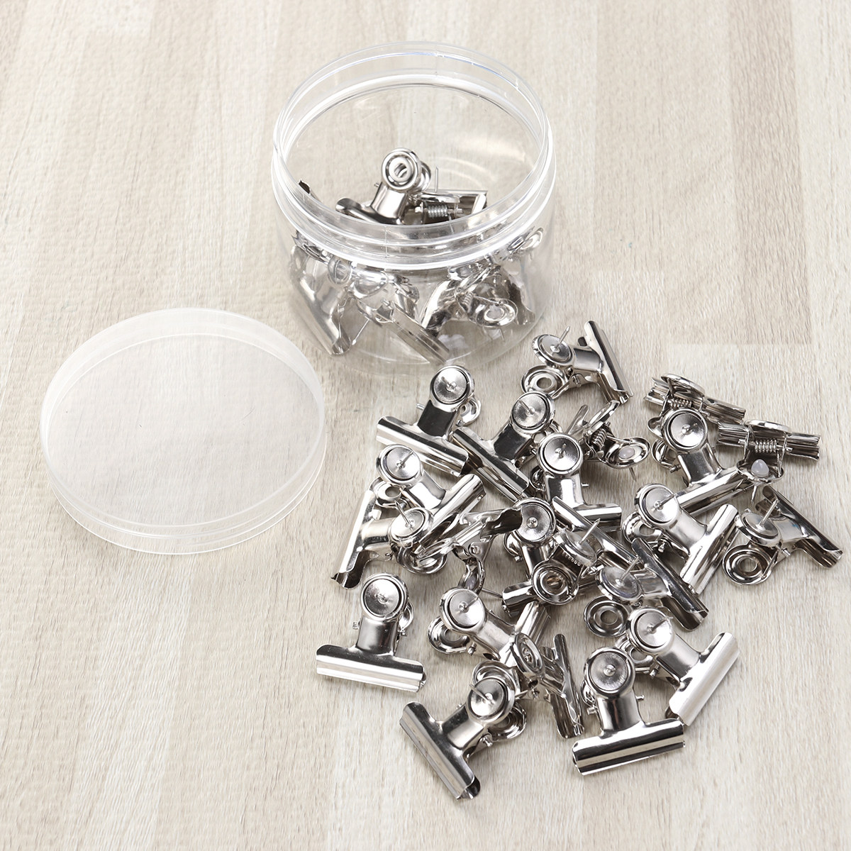 30 stuks ronde klemmen met zwa - Is Stationery Office Supply recensie en prijs