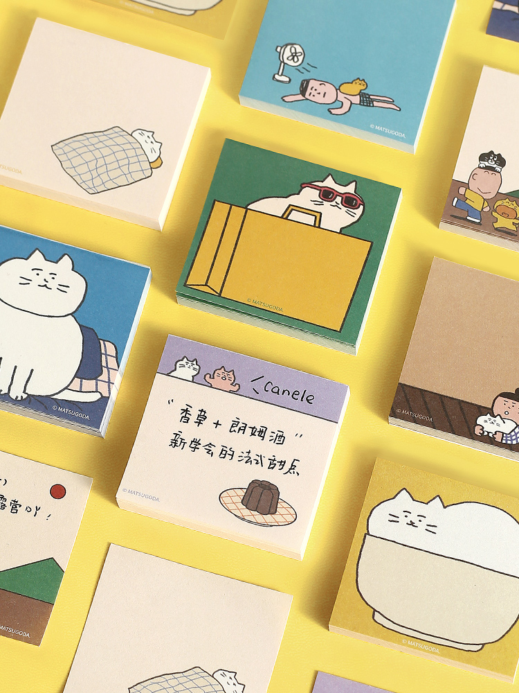MATSUGODA Schattig cartoonkatp - Graph Paper Pad recensie en prijs