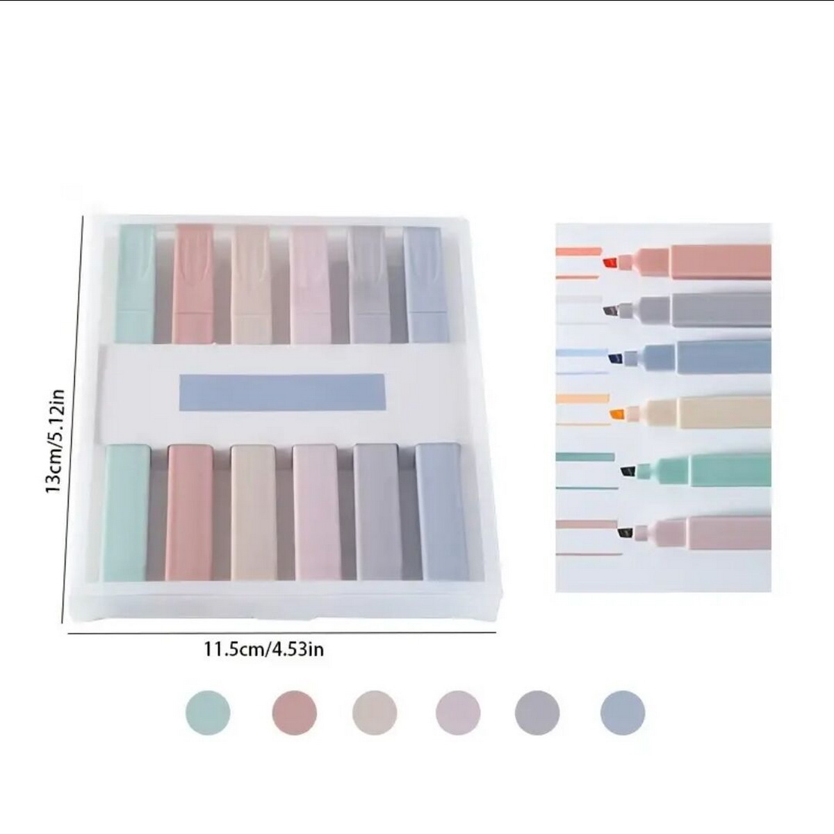 6/12 stuks geassorteerde kleur - Highlighter Set Pastel recensie en prijs