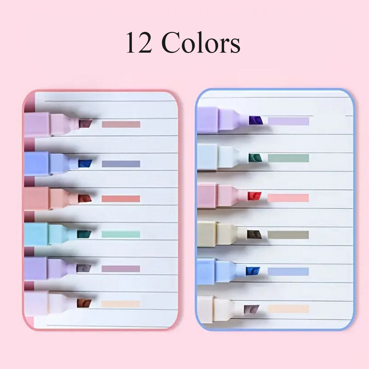 6/12 stuks geassorteerde kleur - Highlighter Set Pastel recensie en prijs