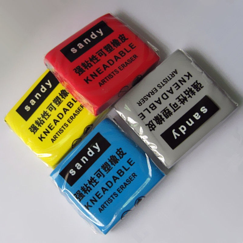 Kneedbaar rubber pastel schets - Rubber Eraser Kneaded recensie en prijs