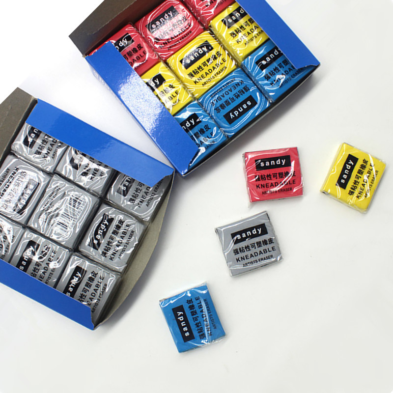 Kneedbaar rubber pastel schets - Rubber Eraser Kneaded recensie en prijs