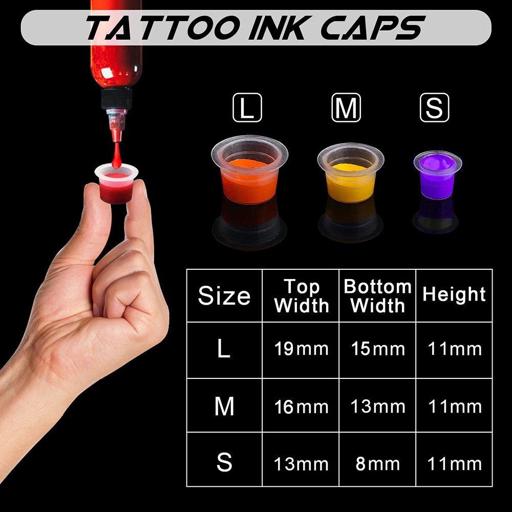 1000/100 Stuks Wegwerp Tattoo  - Calligraphy Ink Bottle recensie en prijs