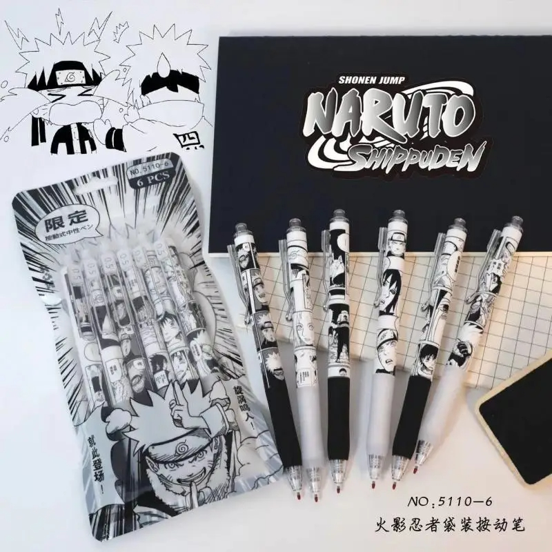 Naruto 6 Stks/set Gel Pen Anim - Gel Ink Pen Set recensie en prijs