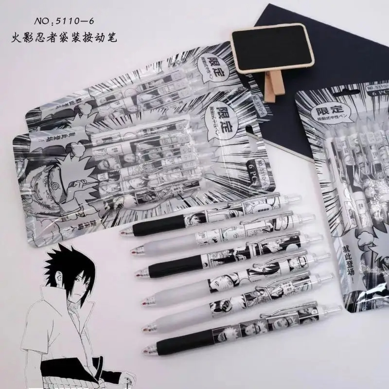 Naruto 6 Stks/set Gel Pen Anim - Gel Ink Pen Set recensie en prijs