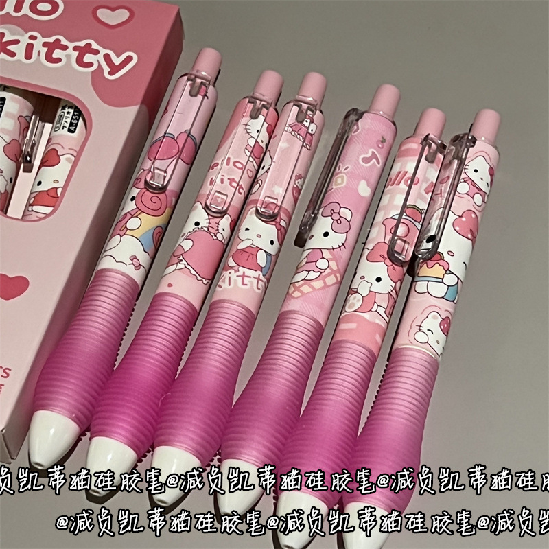 6 stks/set Cartoon Hello Kitty - Gel Ink Pen Set recensie en prijs