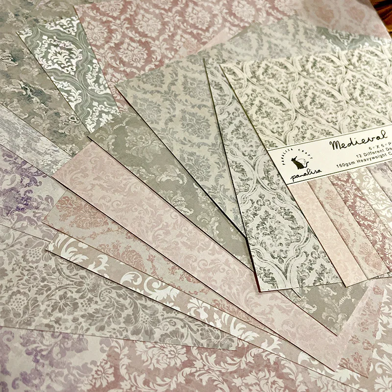 12 Vel Barok Patroon Plakboek  - Graph Paper Pad recensie en prijs