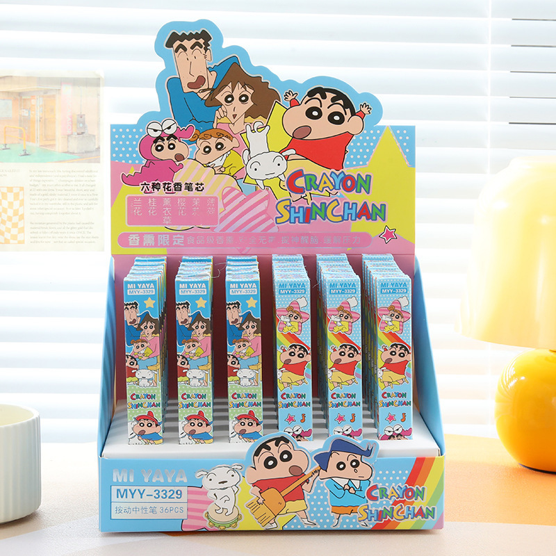6 Stuks Cartoon Crayon Shin-Ch - Is Stationery Office Supply recensie en prijs