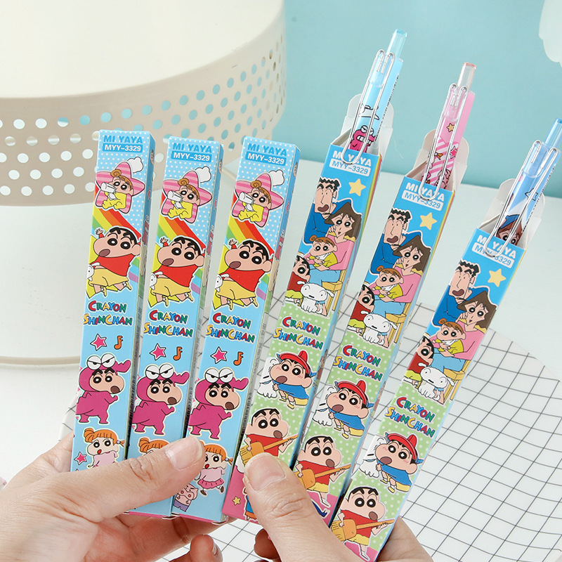 6 Stuks Cartoon Crayon Shin-Ch - Is Stationery Office Supply recensie en prijs