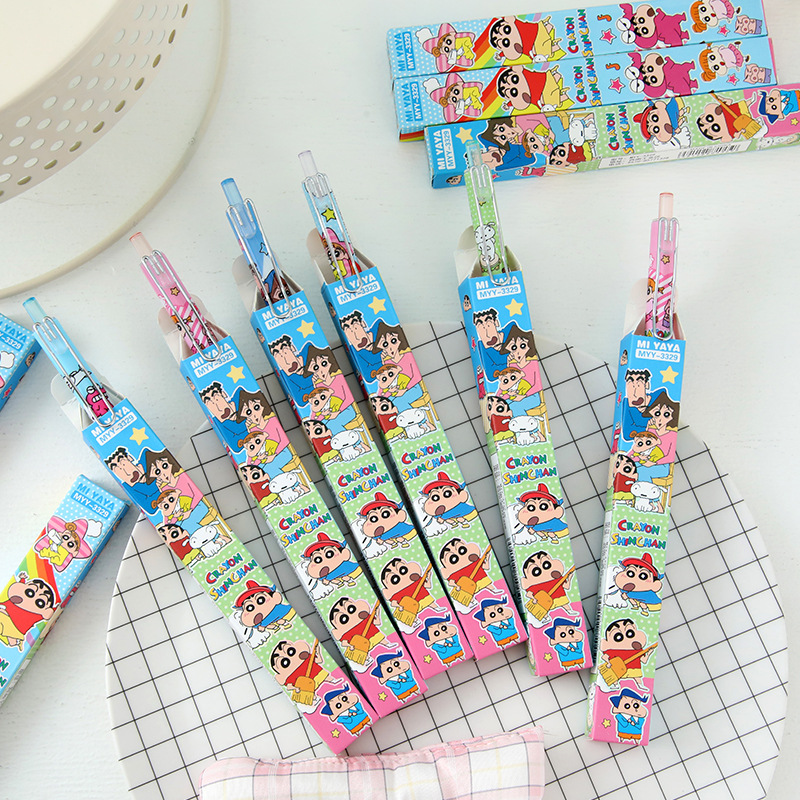 6 Stuks Cartoon Crayon Shin-Ch - Is Stationery Office Supply recensie en prijs