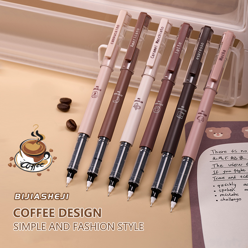 6 stks/set Afternoon Tea Serie - Gel Ink Pen Set recensie en prijs
