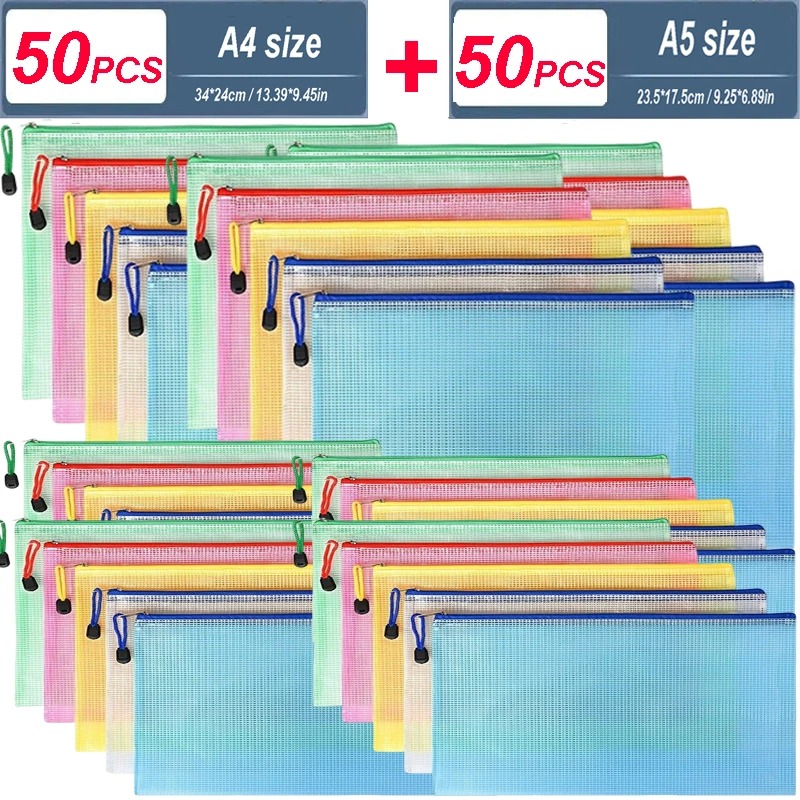 5/20/50/100PC Briefpapier Opbe - Portfolio Folder Zip recensie en prijs