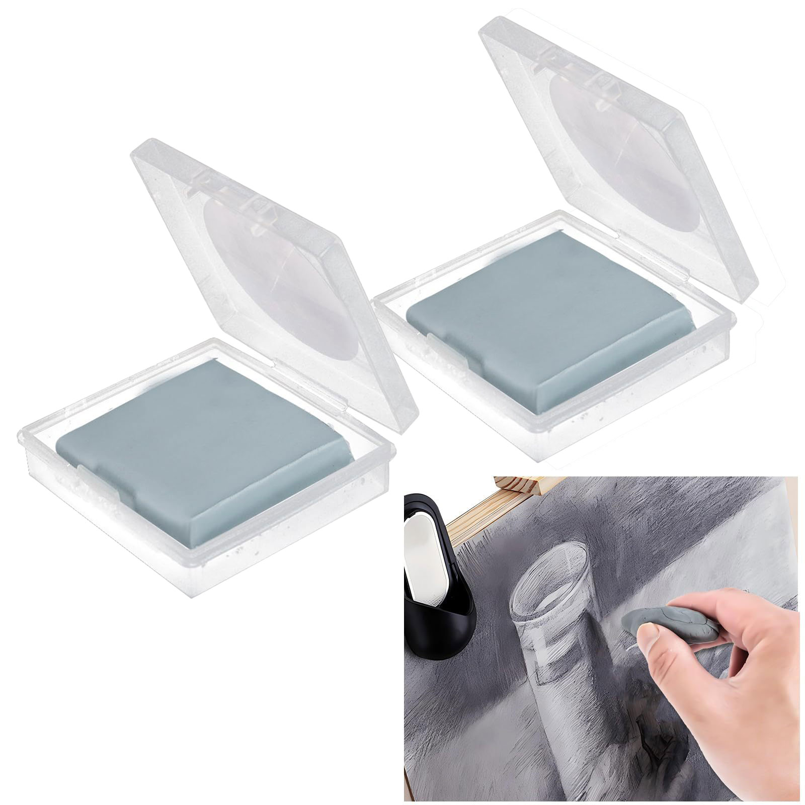 2 stuks gekneedde gum voor kun - Rubber Eraser Kneaded recensie en prijs