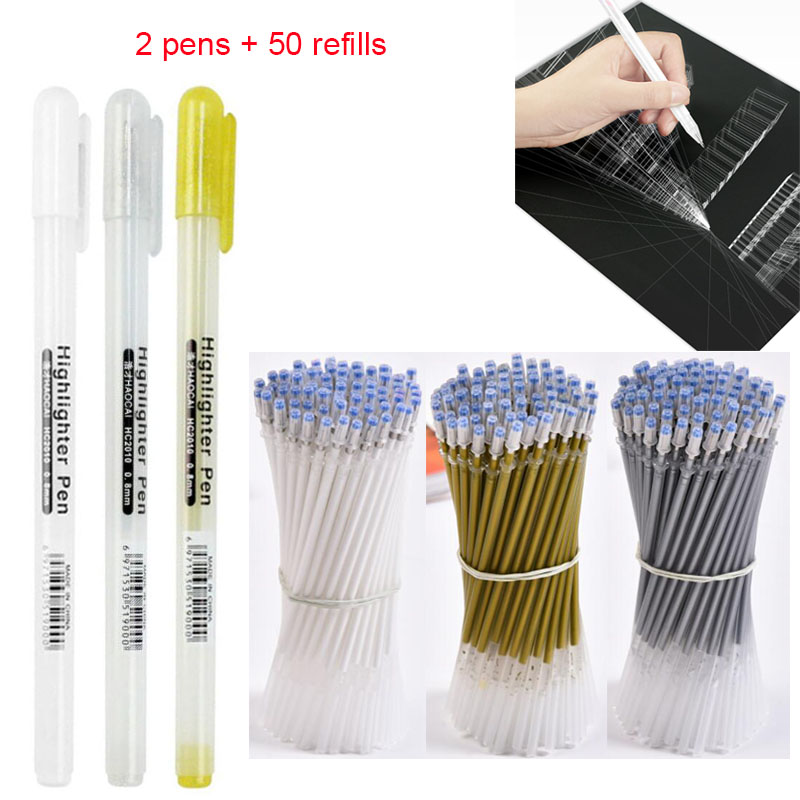 2Pc + 50 Stuks Vullingen/Set,  - Gel Ink Pen Set recensie en prijs