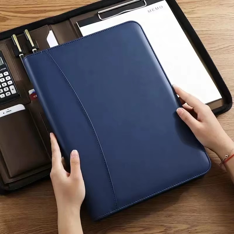 PU lederen portafolio A4 docum - Portfolio Folder Zip recensie en prijs